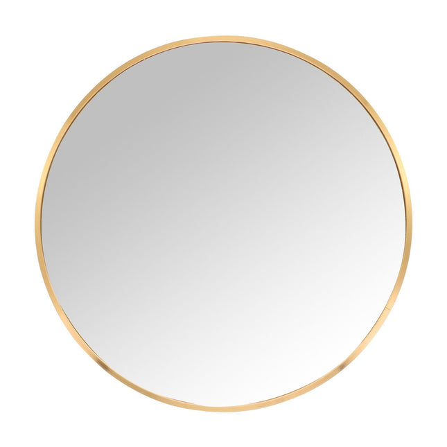 Round Wall Mirror – Metal Frame, Decorative, Versatile