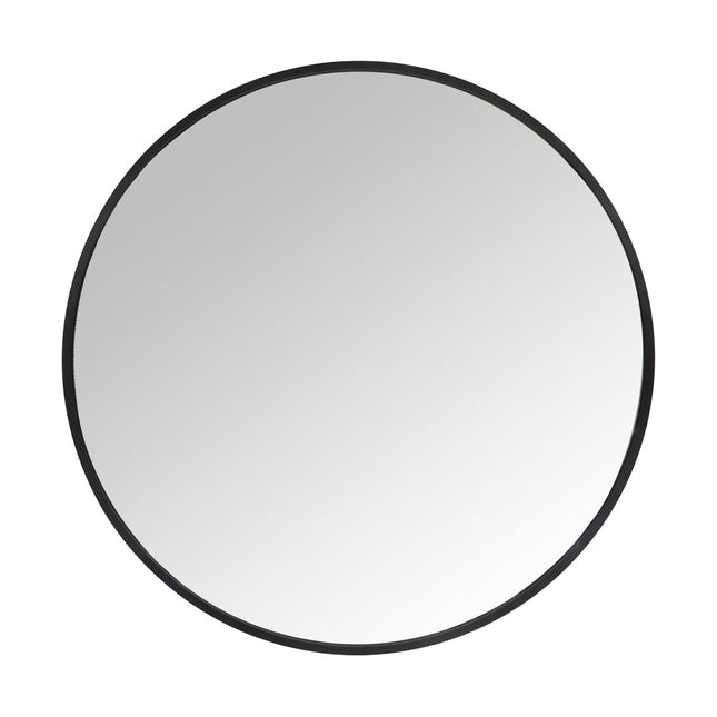 Round Wall Mirror – Metal Frame, Decorative, Versatile