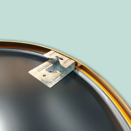 Round Wall Mirror – Metal Frame, Decorative, Versatile
