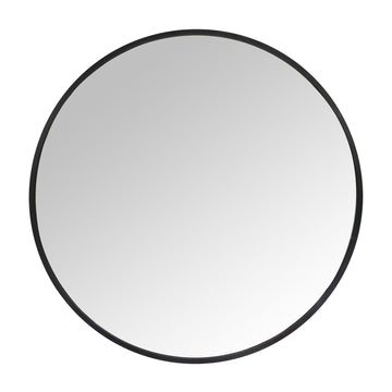 Round Wall Mirror with Metal Frame – Decorative & Functional