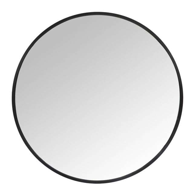 Round Wall Mirror with Metal Frame – Decorative & Functional