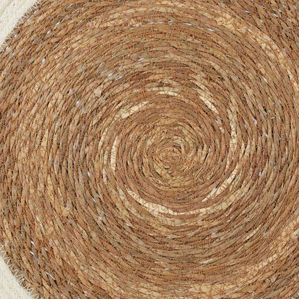 Round Water Hyacinth Place Mats, Set of 6