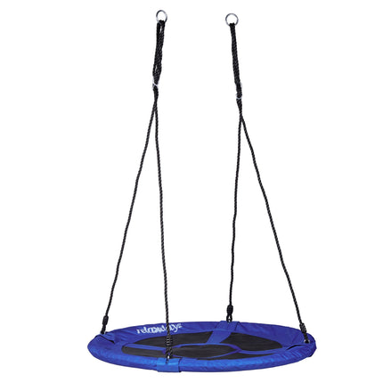 Round bird bow swing with closed seat