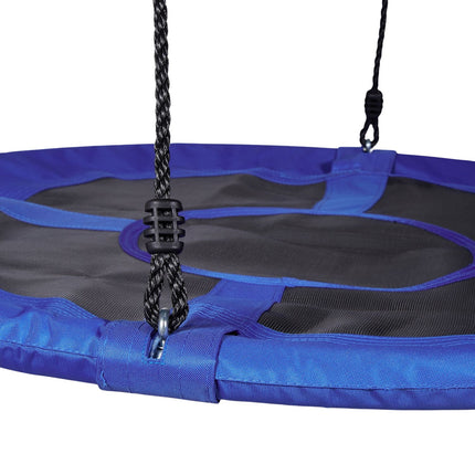 Round bird bow swing with closed seat