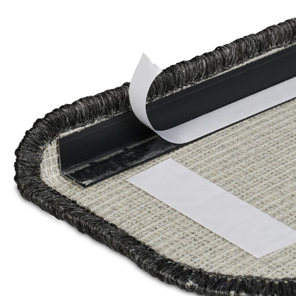 Rounded Stair Treads Set, 15-Pack – Non-Slip Step Mats
