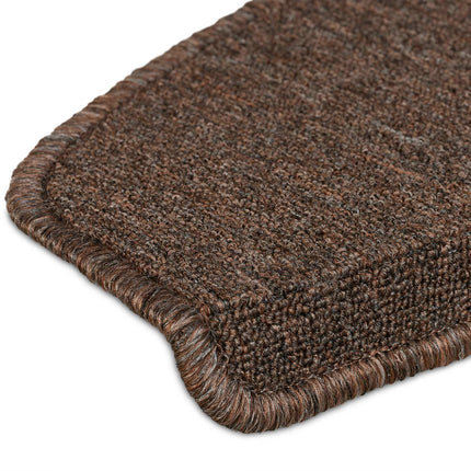 Rounded Stair Treads Set of 15 – Non-Slip Step Mats