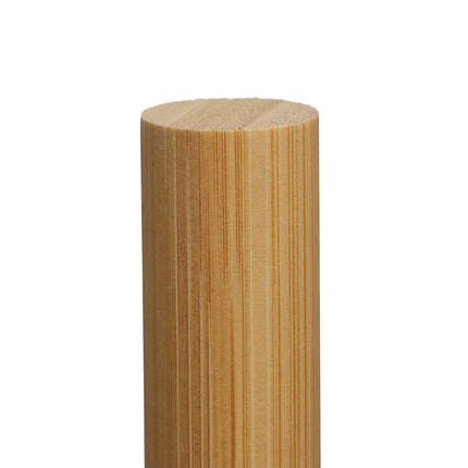 Round kitchen roll holder in bamboo