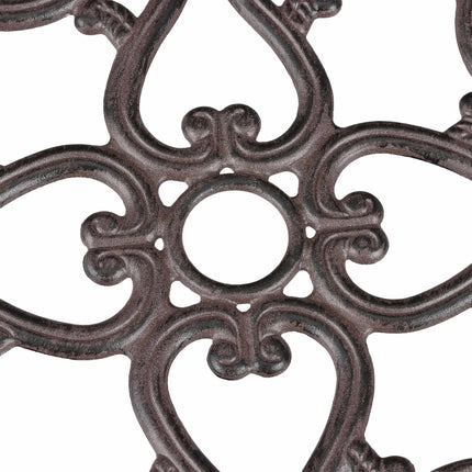 Round rolling plate for potted plants