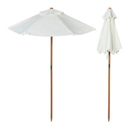 Round seating area for children Wood with parasol