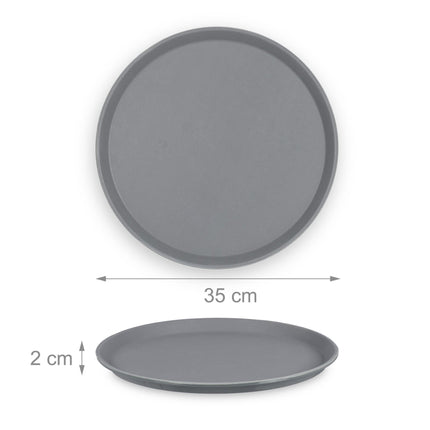 Round serving tray 2-pack 35 cm