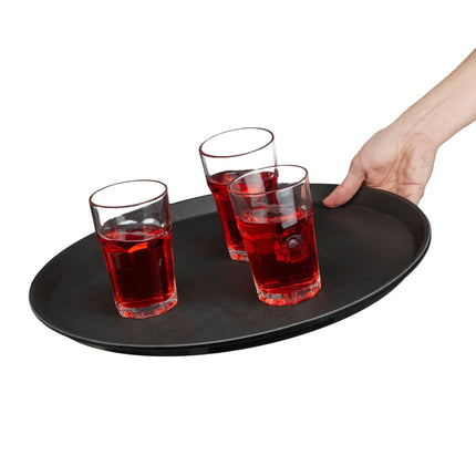 Round serving tray set of 3 40 cm