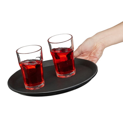 Round serving tray set of 5 28 cm
