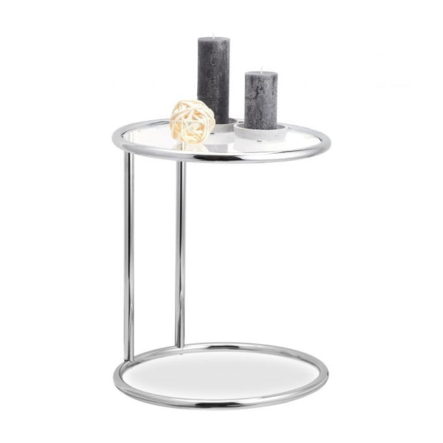 Round side table