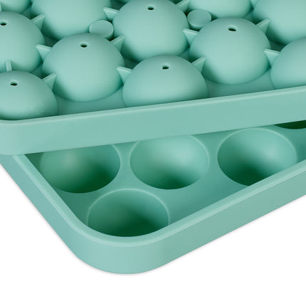Round silicone ice cube mold, set of 4