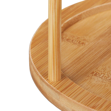 Round spice rack with 2 shelves