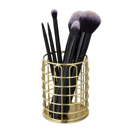 Round stand for make-up brushes