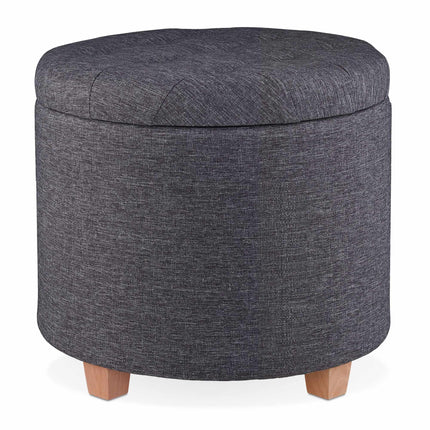 Round stool with storage space