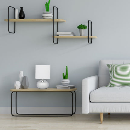 Round table lamp with touch function