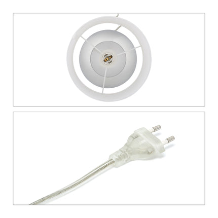 Round table lamp with touch function