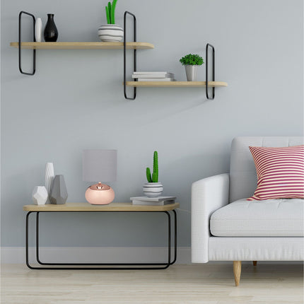 Round table lamp with touch function