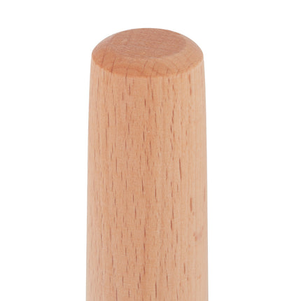 Round wooden paper towel holder