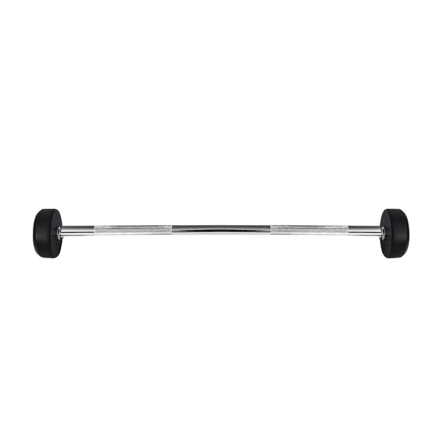 Rubber Coated Barbell, 10 kg, Gym Equipment
