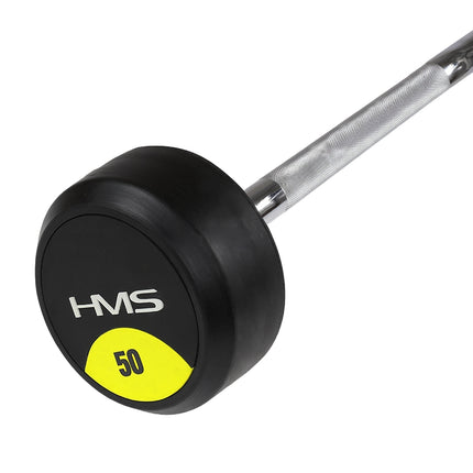 Rubber Coated Barbell, 50 kg, Gym Equipment