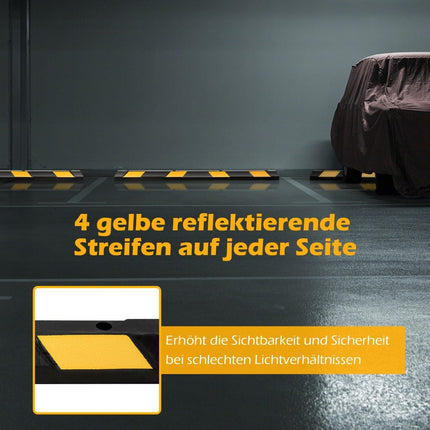 Rubber Parking Stopper, 183 cm, 4000 kg Capacity