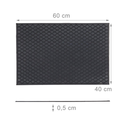 Rubber door mat