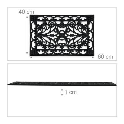 Rubber door mat