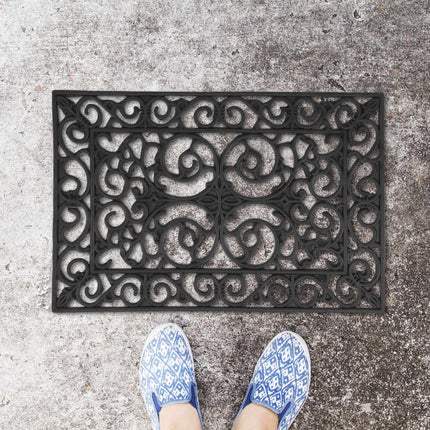 Rubber door mat
