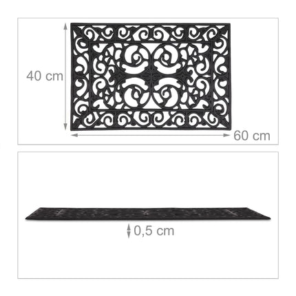 Rubber door mat