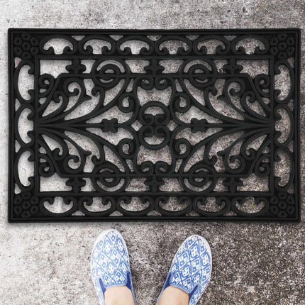 Rubber door mat