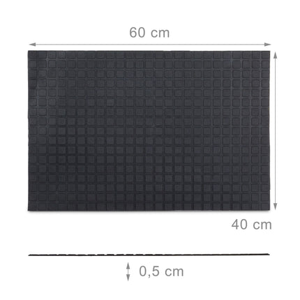 Rubber door mat