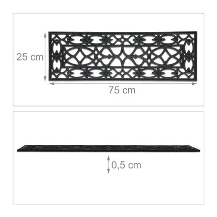 Rubber door mat