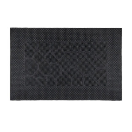 Rubber doormat with pattern