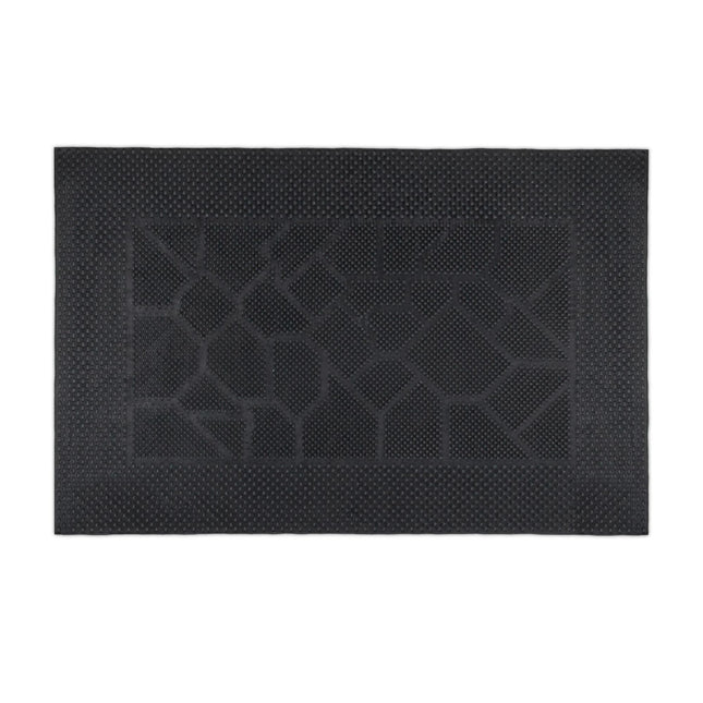 Rubber doormat with pattern