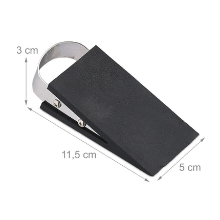 Rubber door wedges set of 3.