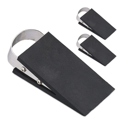 Rubber door wedges set of 3.