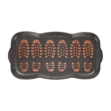 Rubber drip tray for shoes