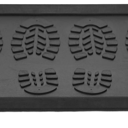 Rubber drip tray for shoes