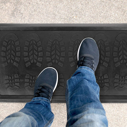Rubber drip tray for shoes