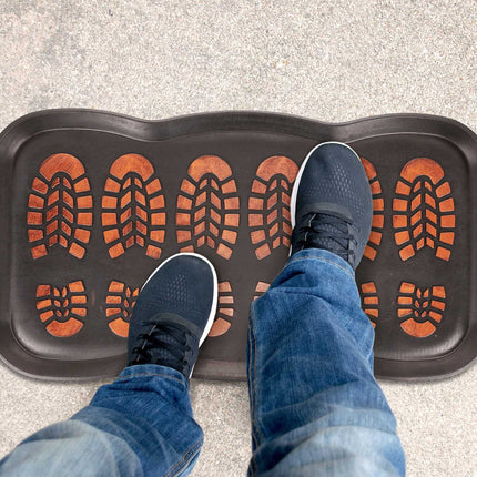 Rubber drip tray for shoes