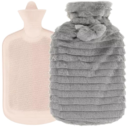 Rubber hot water bottle in a cover 2000ml Ruhhy 19806