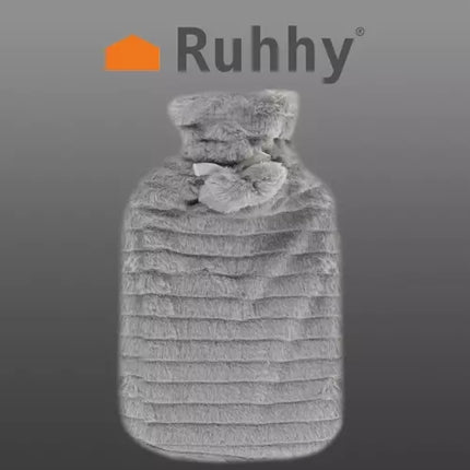 Rubber hot water bottle in a cover 2000ml Ruhhy 19806