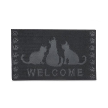 Rubber mat cats