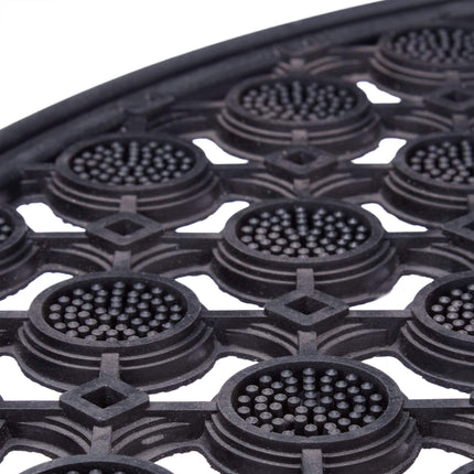 Rubber mat half moon