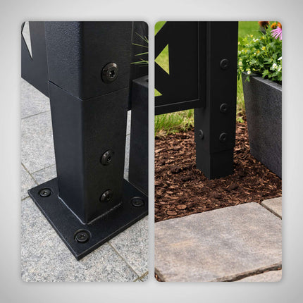 Rubbish Bin Cover, 120 cm Privacy Screen, Modular Design