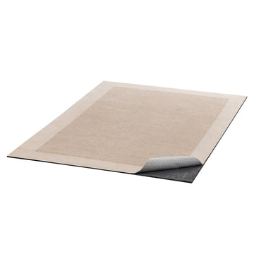 Rug Pad 3 x 5 ft, Non-Slip Felt Rubber Floor Protector