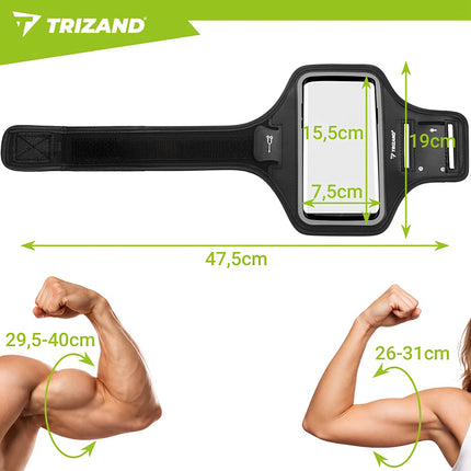 Running Armband Phone Case, Waterproof, Touchscreen, 7"